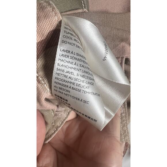 Anthropologie Lida Utility Pink Distressed Camo Canvas Jacket Size Small - Picture 12 of 13